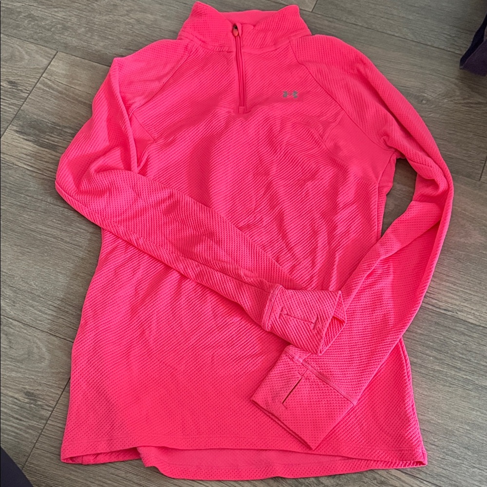 Under Armour Women's Vibrant Pink Long Sleeve Top